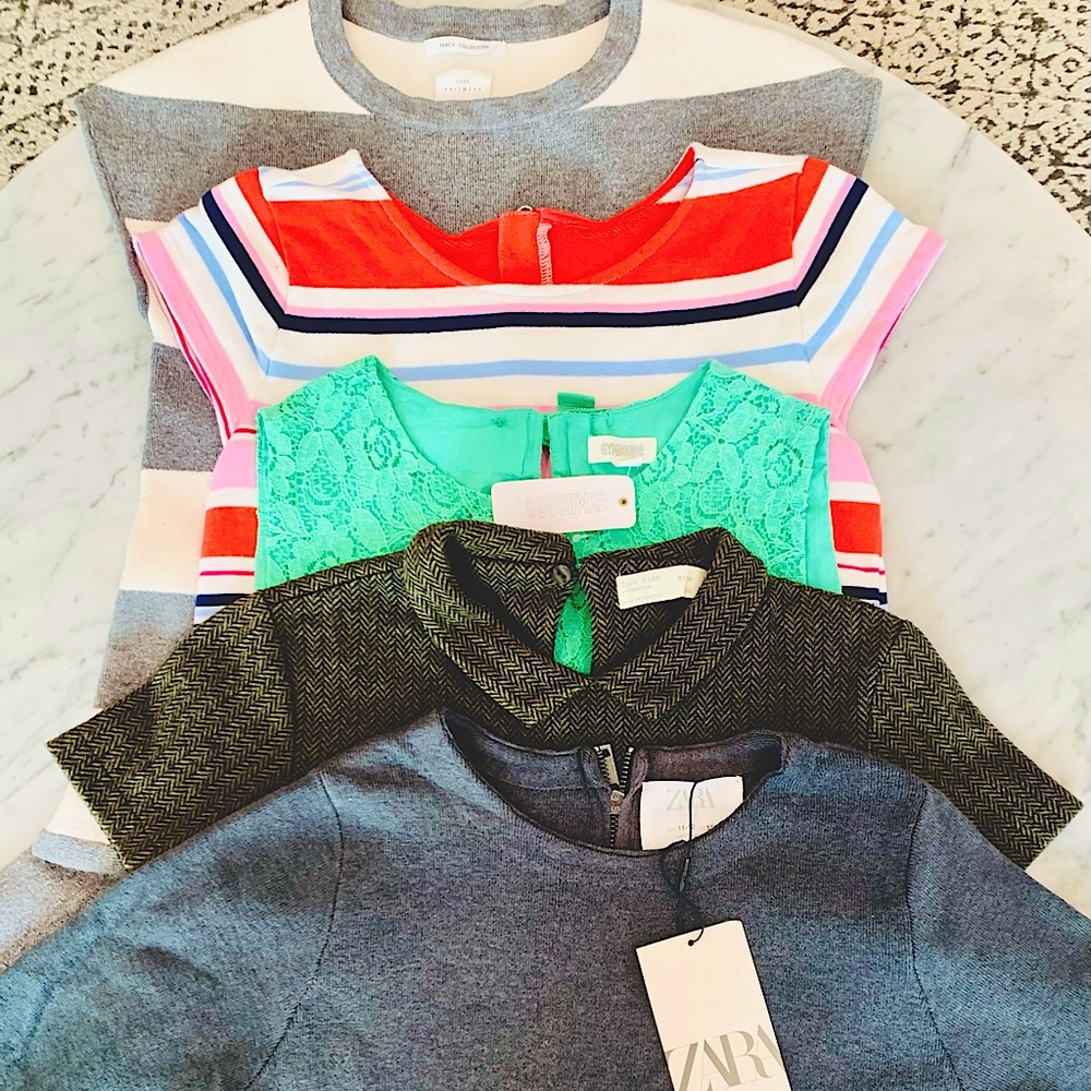 5 Dress BUNDLE! (3 ZARA & 2 Gymboree) + Mystery gift